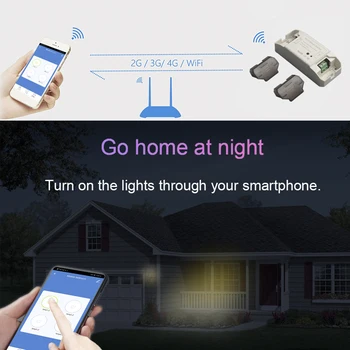 Wifi ключ САМ безжично дистанционно Domotica Light Smart Home Automation релеен модул за контролер работа с Алекса и goole