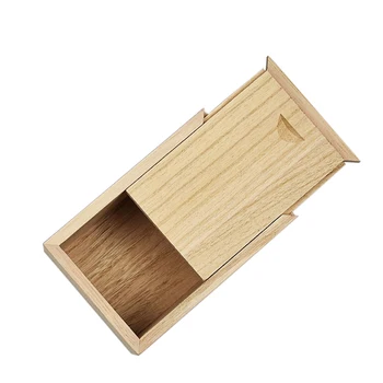 Опаковка бамбук САМ чанта кутия за съхранение на кутията издърпате капака аксесоари дърво Начало на работния плот чай организатор