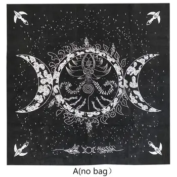 Олтара на Таро плат тройната богиня фаза на Луната астрология, Таро покривка 19 \ 