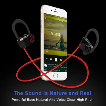 Bluetooth Слушалки Безжични Слушалки За Телефон Водоустойчив Bluetooth Спортен Бас За Xiaomi Samsung С Микрофон