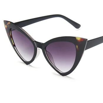 Модни очила за очите 2020 тенденция слънчеви очила за Жени на луксозна марка ретро реколта наклон Котешко око Слънчеви очила дамски очила с uv400