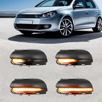 За Фолксваген VW GOLF 6 VI MK6 GTI R line R20 Touran Mirror Flasher Light LED Динамичен Sequential Turn Signal Flasher Blinker