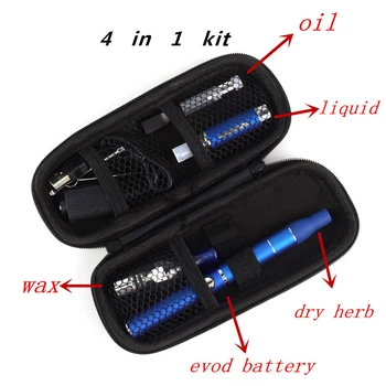 Newset electronic pen 4 in 1 vaporizer Zipper Case e-cigarette министерството на отбраната kit with модификации wax dry herb vape vapor vapes