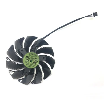 T129215SU PLD09210S12HH 3PIN fan охлаждане замяна за Gigabyte Geforce GTX 1050 Ti за AMD RX550 RX 560 фен Mini ITX G1