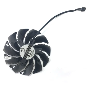 T129215SU PLD09210S12HH 3PIN fan охлаждане замяна за Gigabyte Geforce GTX 1050 Ti за AMD RX550 RX 560 фен Mini ITX G1