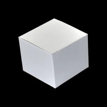 100 бр./лот сгъваема Бяла Крафт хартиена кутия за опаковка на крем за лице черни картонени кутии за бижута пакет мехлем бутилка кутия