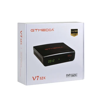 Нов прием на GTMEDIA V7S2X HD 1080P поддръжка за DVB-S/S2/S2X AVS+,VCM/ACM/multi-stream/T2MI подкрепа BISS auto roll update от V7S