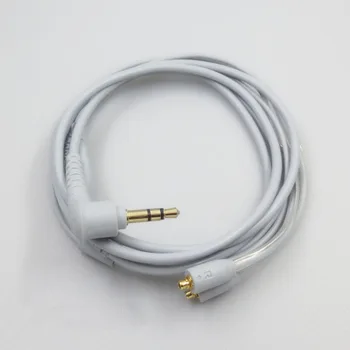 MMCX SE215 оригинално актуализация сребристо и черно сив позлатен кабел подвижна тел за Shure SE215 SE315 SE846 UE900 LZ A4 слушалки