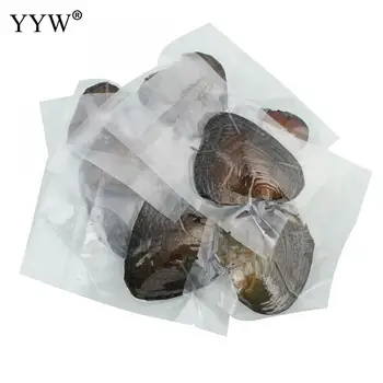 12 бр./лот сладководни култивирани любов желанието Пърл Oyster сладководни перли фигура форма на смесени цветове 7-8 мм миди изненада подарък за
