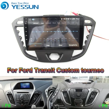 За Ford Transit Tourneo Custom 2012-2017 авто Android мултимедиен плеър радио GPS навигация голям IPS екран slr линк стерео