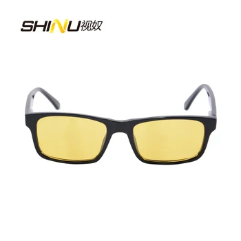 Антибликовые очила за шофиране жълти лещи на очила за нощно виждане на жените и мъжете Anti Blue-Ray Computer Goggle Gaming Eyeglasses SH009