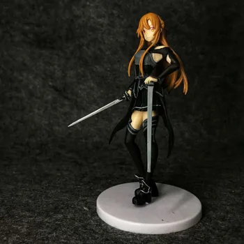Аниме изкуството на меча онлайн САО Асуна предварително боядисани, PVC фигура от колекция модел играчки кукли 18 см