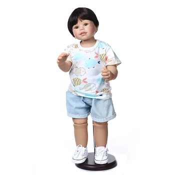 NPK 70 см детски дрехи модел бебе кукла с реалистични художник desgin са подбрани художествена кукла оригинален шедьовър на кукла