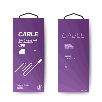 100 бр./лот нова опаковъчна кутия пакети кутия за 1 м/3 фута кабел за зареждане, USB кабел, зарядно устройство, кабел за Foxconn i8 кабел пакет KJ-795