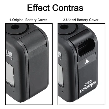 ULANZI MT-09 G8-7 защитно покритие за Hero 8 Black Battery Case Cover Type-C Charging Port Adapter Vlog аксесоар за Gopro8
