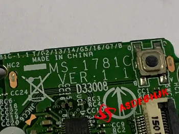 Оригиналът е за MSI GT72 2QE Dominator Pro Audio Sound SD Kartenleser Board MS-1781C TESED OK
