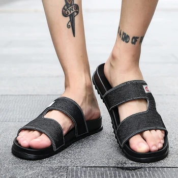 Мъжки сандали 2020 ежедневни открит чехли горещи продажба универсален мода лека обувки за мъже