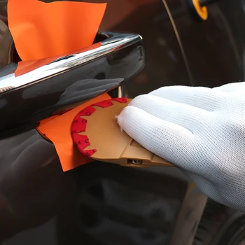 FOSHIO винил Магнит Ракел стъргало с микрофибровой кърпа Car Wrap Tools Carbon Fiber Wrapping Window Tint Tool автомобилни аксесоари