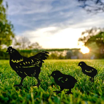 Kawai аксесоари, украса на стаята градина пиле тревата задния двор декорации подарък декорация пиле ферма изкуство аксесоари за дома