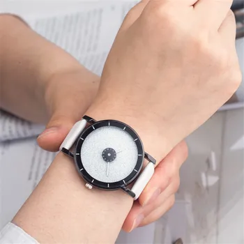 2018 RUNER гореща мода звездното небе дамски часовници луксозни кварцов механизъм кожена каишка colock часовник дамски Ръчен часовник reloj mujer за мъже