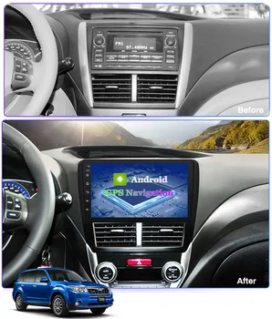 9 инчов Android 10 автомобилен радиоприемник за 2008 2009 2010 2011 2012 Subaru Forester GPS аудио главното устройство мултимедиен плеър