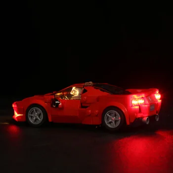 Строителни блокове LED Lighting Kit for Speed Champions F8 tributo един 76895 (само на led светлина, без блок Kit)