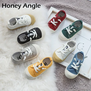 Honey Angle Summer Casual Kids Canvas Shoes For Girls Boys памук нескользящие Детски маратонки дете Детски обувки, Ежедневни обувки