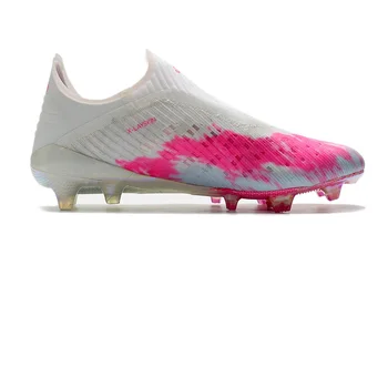 Горещи продажба 2021 New X 19+ NO Laces FG Football Outdoor Обувки Мъжки Soccer Cleats Sales