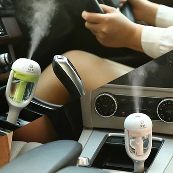 Car Humidifer Air Puriifer Aroma Diffuser Sprayer Mute Mist Maker Auto Car Fragrance Спрей Car Air Freshener Candy Color