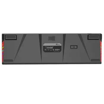 Royal Kludge RK71 ръчна детска клавиатура 71Keys Small bluetooth 3.0 Wireless USB Dual Mode RGB подсветка в синьо, кафяво червен ключ