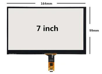 7 инча 165мм*100мм Raspberry Pi tablet PC навигация капацитивен сензорен дигитайзер сензорен панел стъкло USB драйвер за такси