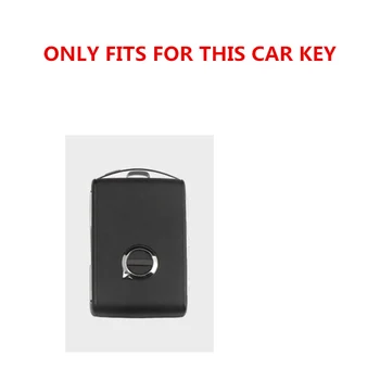 Горещи продажба на въглеродни влакна + цинк сплав ключ на автомобила калъф за Носене за Volvo XC40 XC60 S90 XC90 V90 2017 2018 T5 T6 2016 Т8 ключодържател