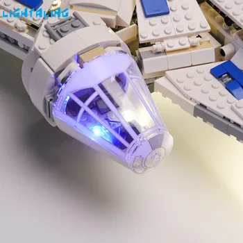 Lightaling Led Light Комплект За 75212 Star War Story Kessel Run Millennium Model Falcon Е Съвместим С 05142 35029