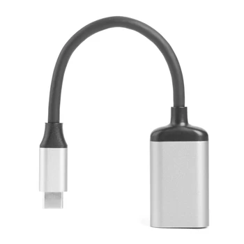 Удължителен кабел конвертор адаптер съединител USB 3.1 Type C до DB15 VGA адаптер 1080P кабел за лаптоп, мобилен телефон, таблет