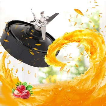 Най-добрите продажба на 2 броя 6 перки Ninja Blender Blade дубликат част на долната част 6 глезените в събирането на 2 миене гума за Nutri Ninja Mixing Cup