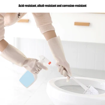 Магически силикон скрубер за миене на съдове Гъба за миене на съдове гума търкане кухненски почистващи 1 чифт ръкавици