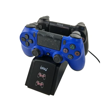 PS4 контролер зарядно устройство джойстик джойстик USB зарядно устройство с led индикатор двойно USB бързо зареждане зарядно устройство за Playstation4 PS4
