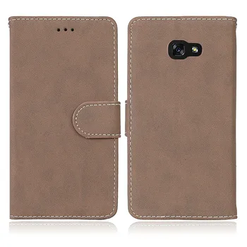За Samsung Samsung Galaxy A5 2017 Flip Case ПУ Leather Stand Портфейла Case For Samsung A5 2017 A520 A520F Book Style Cell Phone Cover Bag