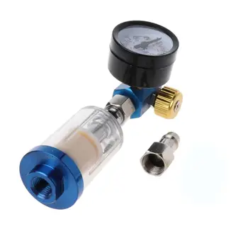 DECKAS високо качество на регулатор на налягането на въздуха манометър пистолет-спрей вградена маслена вода капан филтър сепаратор комплект инструменти