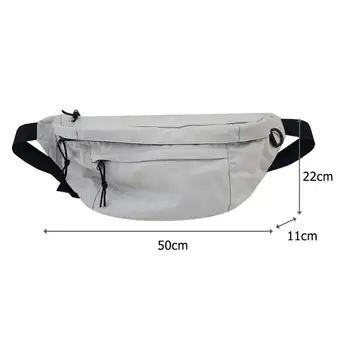 Голям капацитет мултифункционална гърдите чанта за съхранение на талията чанта платно хюмнетка за мъже и жени голяма Blet чанта нов