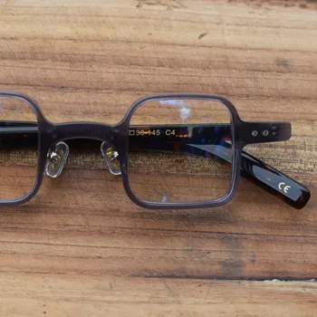 Ръчно изработени старинни малки квадратни ацетатные рамки за очила пълна дограма унисекс очила HP209