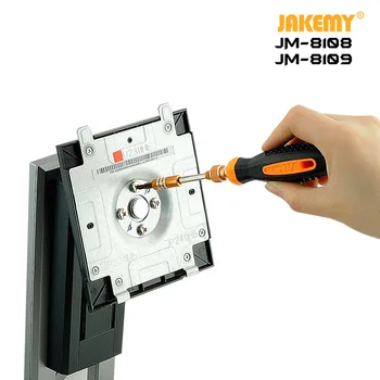AKEMY JM-8109 уникален горещ продукт отвертка комплект направи си САМ ремонт инструмент кутия с аксесоари за мобилен телефон, лаптоп на слънчеви очила