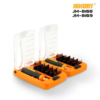 AKEMY JM-8109 уникален горещ продукт отвертка комплект направи си САМ ремонт инструмент кутия с аксесоари за мобилен телефон, лаптоп на слънчеви очила