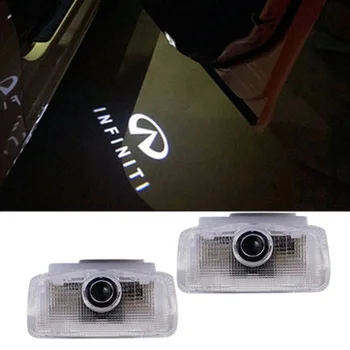 Автомобилна врата Welcome light LED лазерен проектор логото на Светия Shadow Light за Infiniti EX FX G M Series Q50 Q70 QX70 QX50