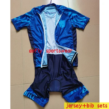 2020Kafitt мъжка велосипедна облекло Джърси лигавник комплекти професионална велосипедна облекло дишаща Go ProShorts риза с ръкав 20D Gel Pad