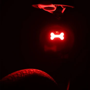 Под наем светлина Multi режими на осветление USB зареждане Led под наем светлина мига опашката на задния велосипед, светлини за монтиране под наем подседельный