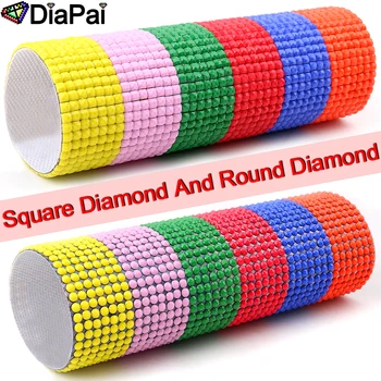 DIAPAI Пълна Square/Round Пробийте 5D САМ Diamond Живопис 