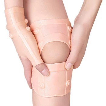 1 компл. магнитна поддръжка на компресия на коляното ръкави за артрит бягане, баскетбол, спорт, облекчение на болки в ставите, възстановяване след травми