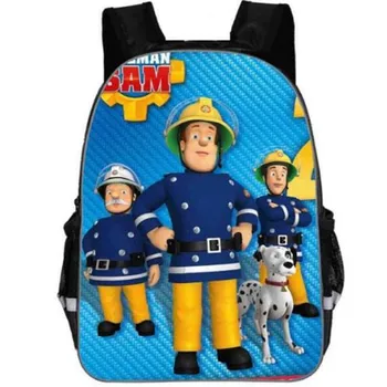 Популярни подаръци за деца Baby Round Backpack Bag For Children Cartoon Hero Пожарникар Sam Backpack Bag For Girls Boys school bag