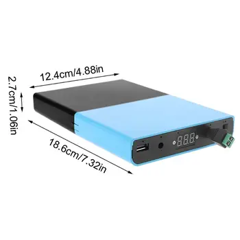 2021 нов USB 5.5x2.1mm 12V-24V изход 12x18650 батерии САМ Power Bank за лаптоп, телефон